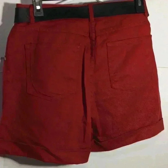 " FORE WARNED‎ " Ladies vintage 100% cotton red shorts sz 8 - Picture 5 of 9